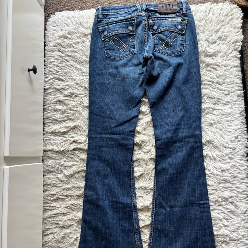 William Rast Dark Blue Flare Jeans